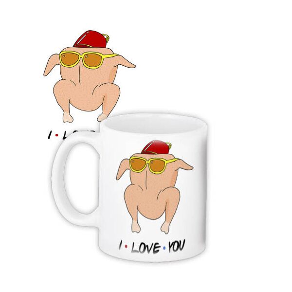

Кружка с принтом Presentville I love you (chicken) 330 мл