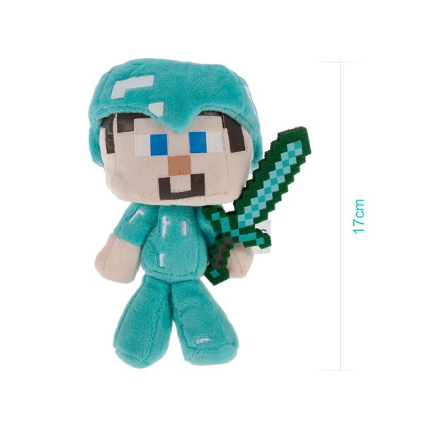 

Плюшевая игрушка Minecraft Стив в алмазной броне