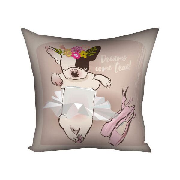 

Подушка с принтом Presentville Dreams come true! 50x50 см