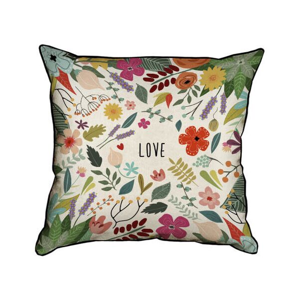 

Подушка интерьерная из мешковины Presentville Love 45x45 см