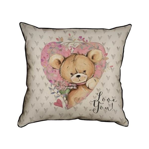 

Подушка интерьерная из мешковины Presentville Love you! 45x45 см