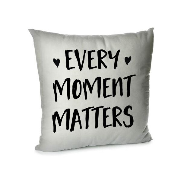 

Подушка диванная с бархата Presentville Every moment matters 45x45 см