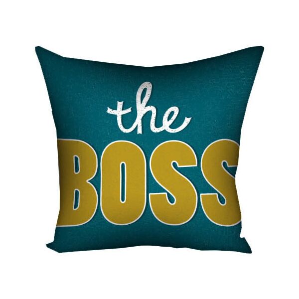 

Подушка с принтом Presentville The boss 50x50 см