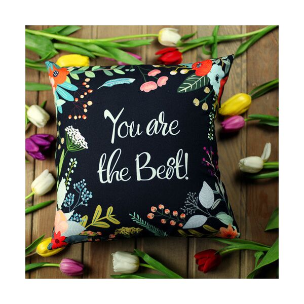 

Подушка с принтом Presentville You are the best! 50x50 см