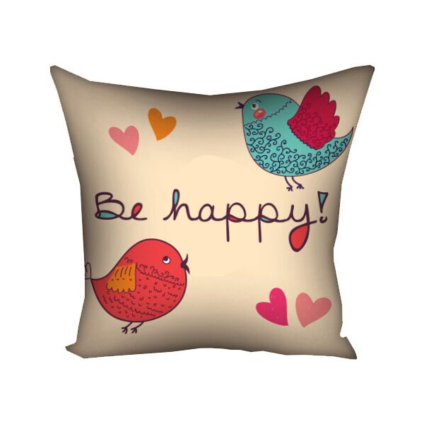 

Подушка с принтом Presentville Be happy 50x50 см