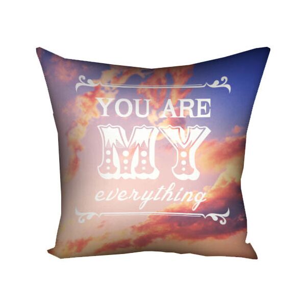 

Подушка с принтом Presentville You are my everything 50x50 см