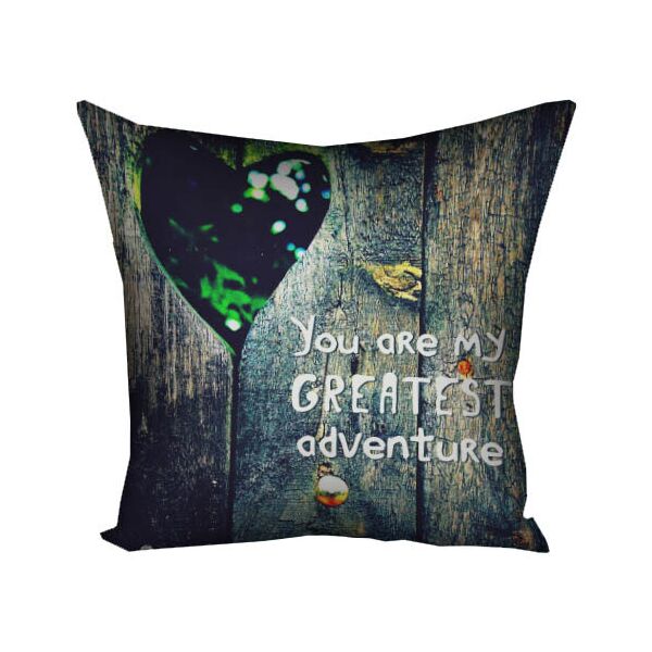 

Подушка с принтом Presentville You are my greatest adventure 50x50 см
