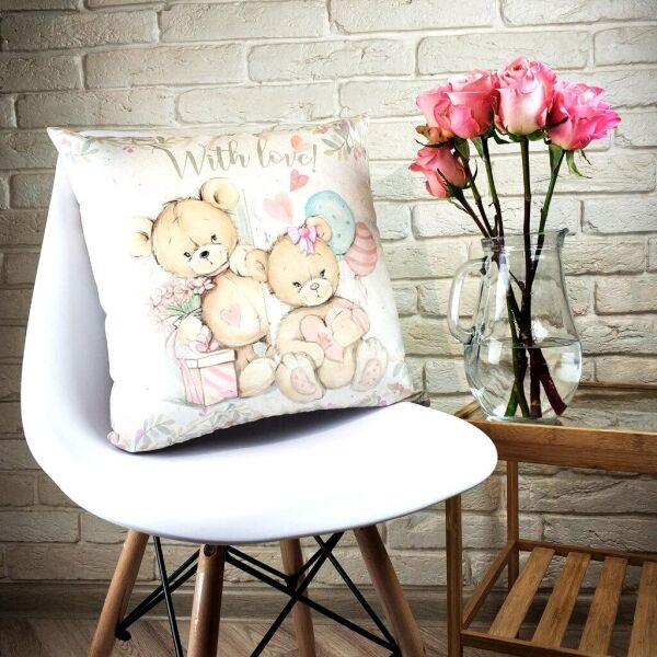 

Подушка диванная с бархата Presentville With love! 45x45 см