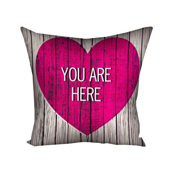 

Подушка с принтом Presentville You are here 50x50 см