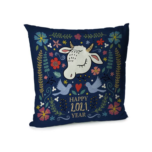 

Подушка диванная с бархата Presentville Happy 2021 Year 45x45 см
