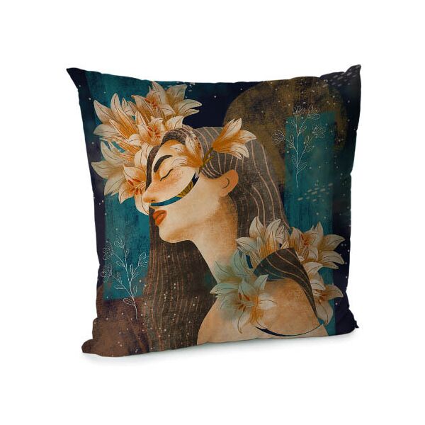 

Подушка диванная с бархата Presentville Floral woman 45x45 см