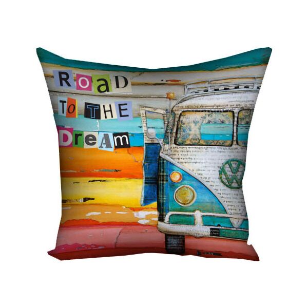 

Подушка с принтом Presentville Road to the dream 50x50 см