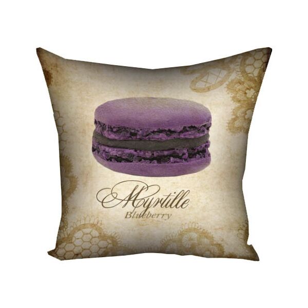 

Подушка с принтом Presentville Macarons myrtille 50x50 см