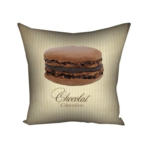 

Подушка с принтом Presentville Macaron chocolat 50x50 см