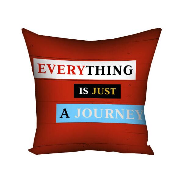 

Подушка с принтом Presentville Every thing is just a journey 50x50 см