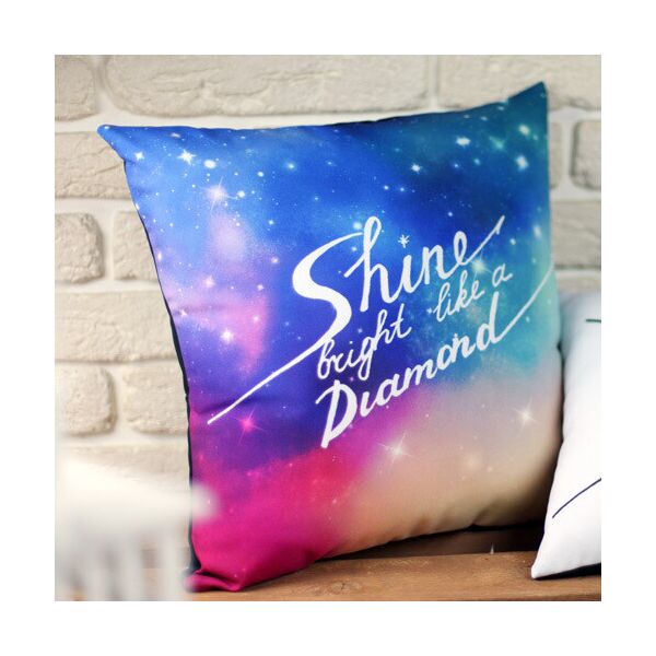 

Подушка с принтом Presentville Shine bright like a diamond 50x50 см