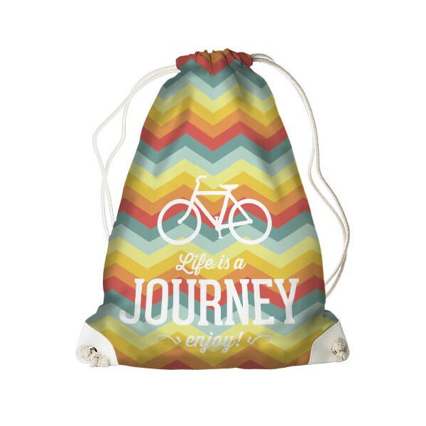 

Рюкзак-мешок Presentville Life is a journey 33x45 см