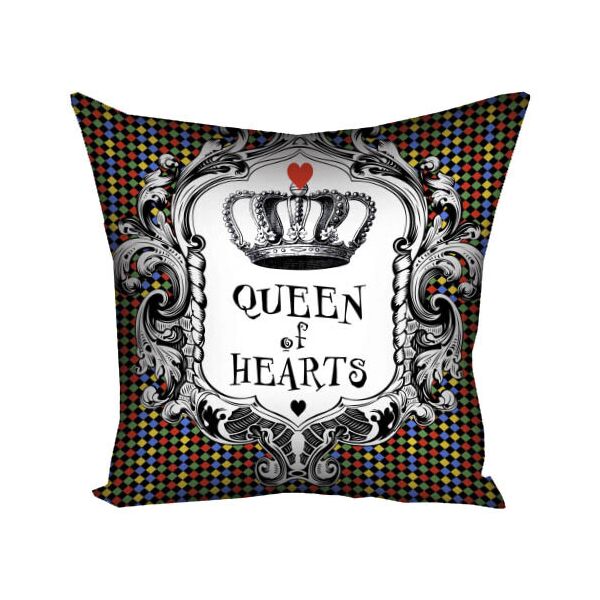 

Подушка с принтом Presentville Queen of hearts 50x50 см