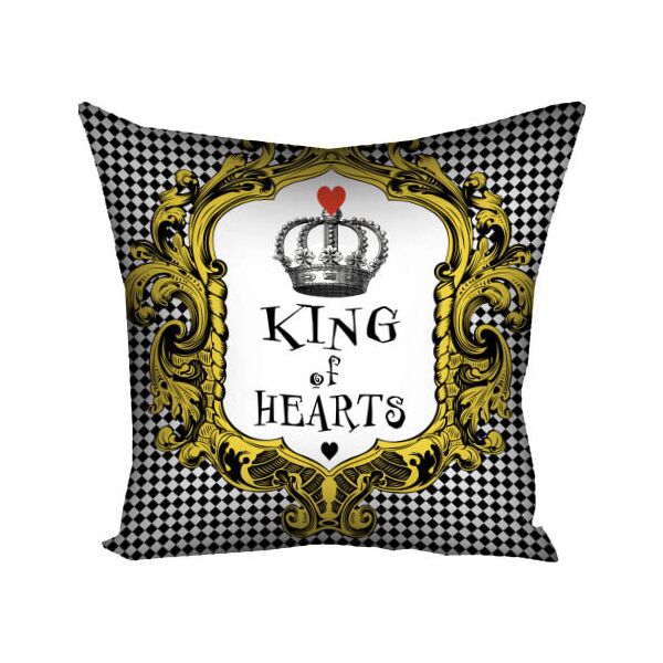 

Подушка с принтом Presentville King of hearts 50x50 см