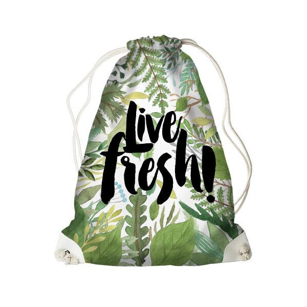 

Рюкзак-мешок Presentville Live fresh 33x45 см