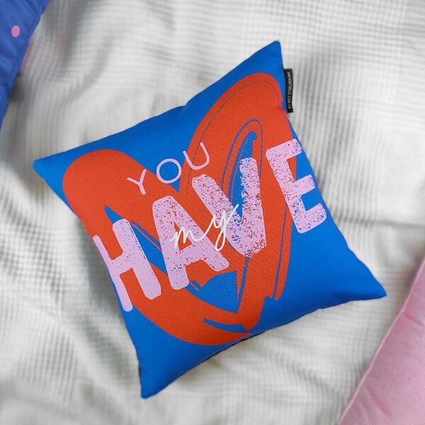 

Подушка с принтом Presentville You have my 30x30 см