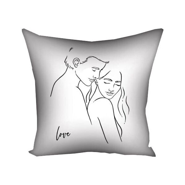 

Подушка с принтом Presentville Love парень с девушкой 40x40 см