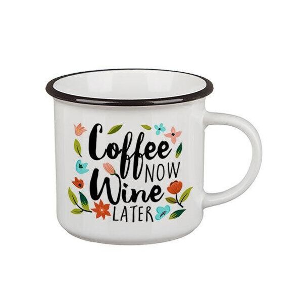 

Кружка туриста Presentville Camper Coffee now, wine later 250 мл