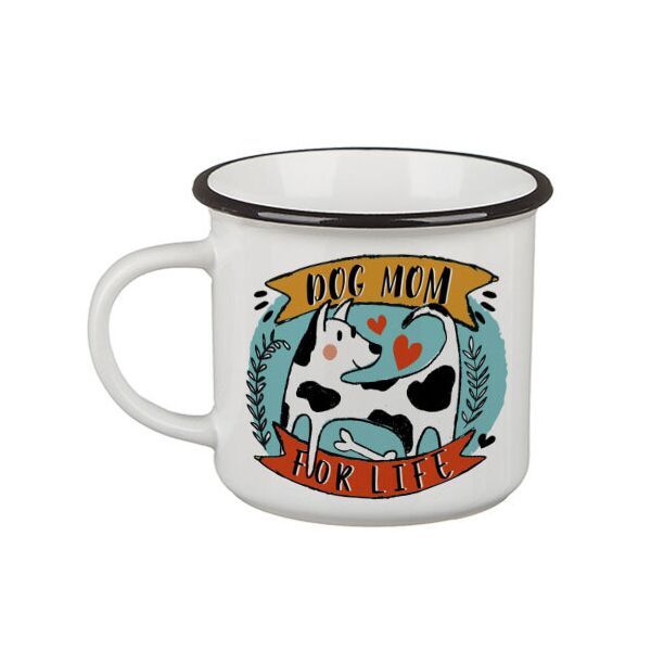 

Кружка туриста Presentville Camper Dog mom for life 250 мл