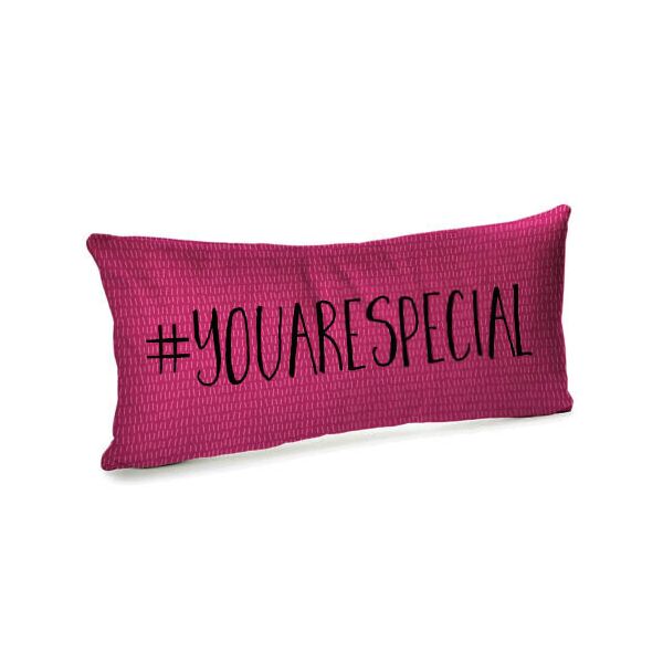 

Подушка для дивана бархатная Presentville #youarespecial 50x24 см