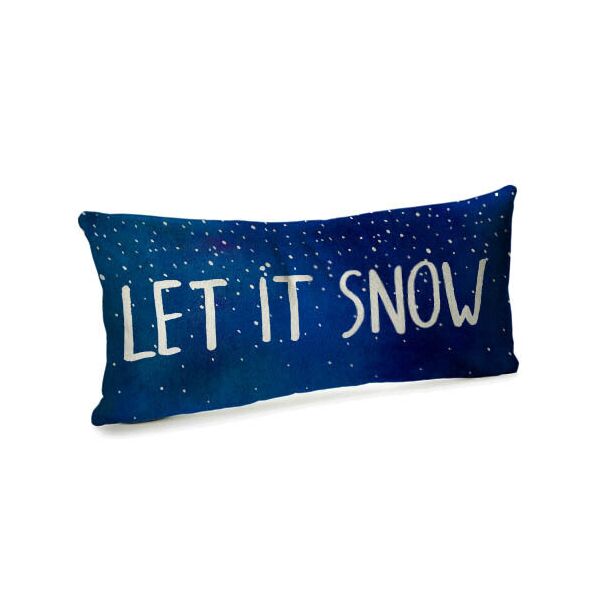 

Подушка для дивана бархатная Presentville Let it snow 50x24 см