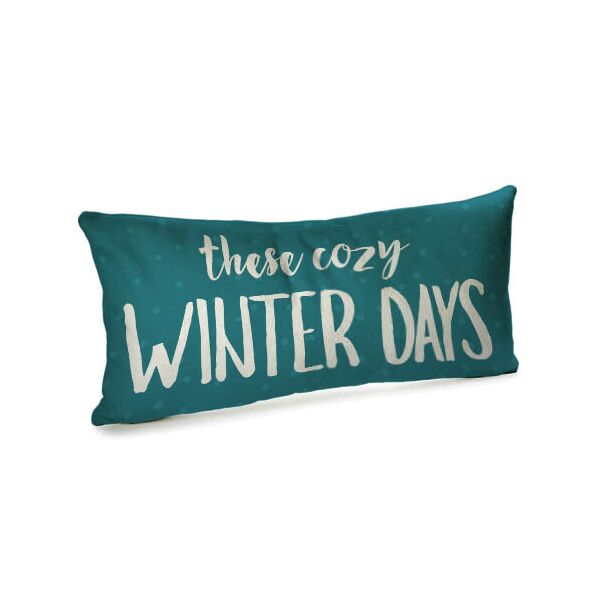 

Подушка для дивана бархатная Presentville These cozy winter days 50x24 см
