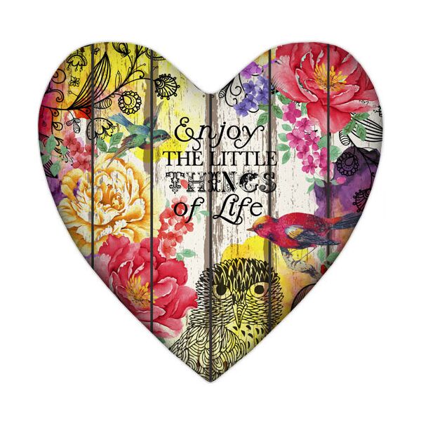 

Подушка сердце Presentville Enjoy the little things of life 37x37 см