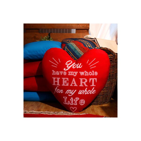 

Подушка сердце Presentville You have my whole heart for my whole life 37x37 см