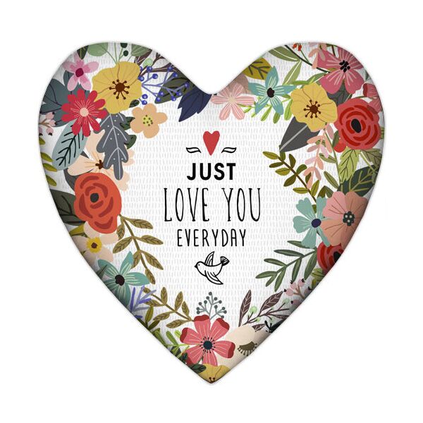 

Подушка сердце Presentville Just love you everyday 37x37 см