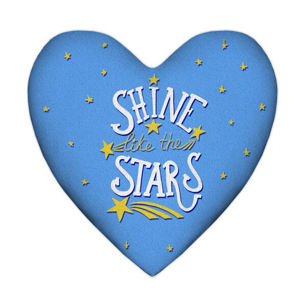 

Подушка сердце Presentville Shine like the stars 37x37 см