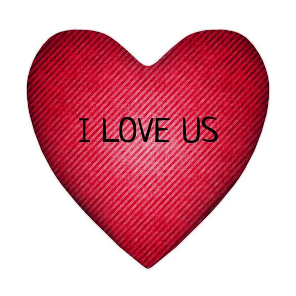 

Подушка сердце Presentville I love us 37x37 см