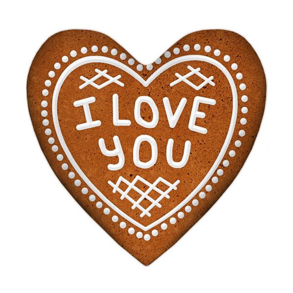

Подушка сердце Presentville I love you на светро-коричневом фоне 57x57 см
