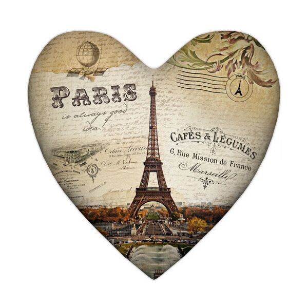 

Подушка сердце Presentville Paris 57x57 см