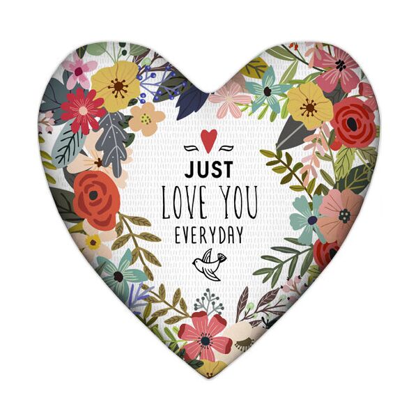 

Подушка сердце Presentville Just love you everyday 57x57 см