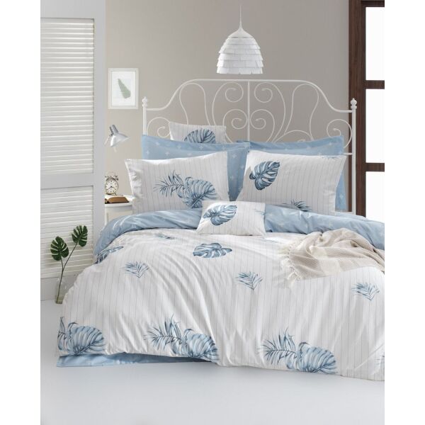 

Комплект постельного белья Lotus Home Perfect Ranforce - Finny голубой евро (svt-2000022270649)