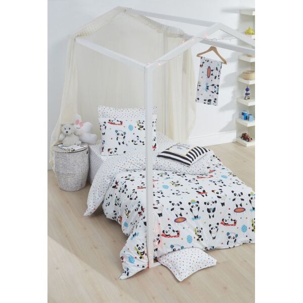 

Комплект постельного белья Lotus Home Perfect Ranforce - Love panda белый полуторный (svt-2000022270700)