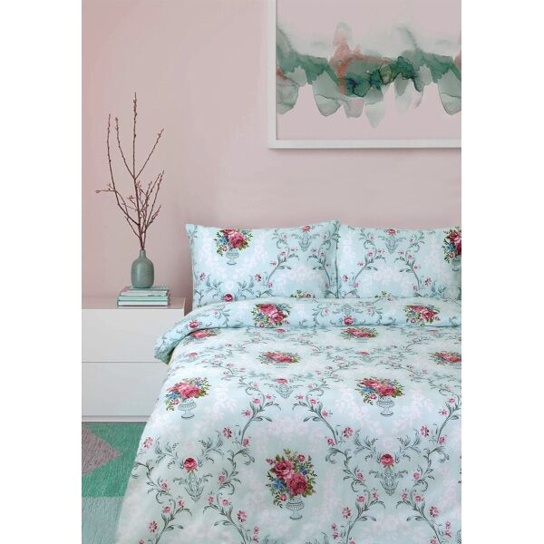 

Комплект постельного белья Lotus Ranforce - Flavor бирюзовый полуторное (svt-2000022276276)