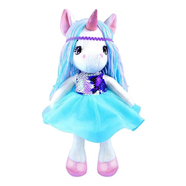 

Мягкая игрушка Кукла Единорожка 35 см Fancy BR84661