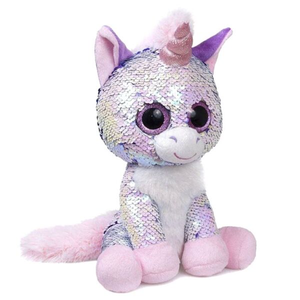 

Мягкая игрушка Единорог Жемчужина с пайетками 27 см Fancy BR84603