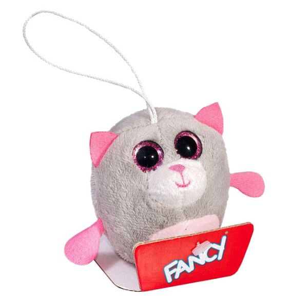 

Мягкая игрушка брелок Глазастик Котик 8 см Fancy BR84587