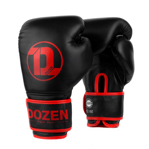 

Боксерские перчатки Dozen Monochrome Training Boxing Gloves Black/Red 12 Oz