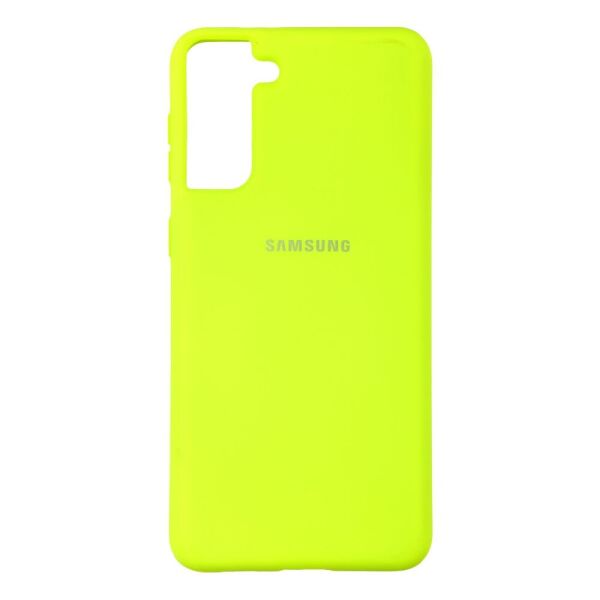 

Чехол для Samsung S21 Plus, Силикон, микрофибра, Классический, Зелёный, Красный