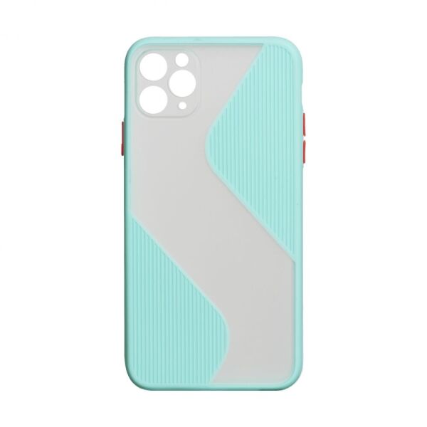 

Чехол для Iphone 11 Pro Пластик и силикон, Голубой / Зеленый / Розовый / Черный