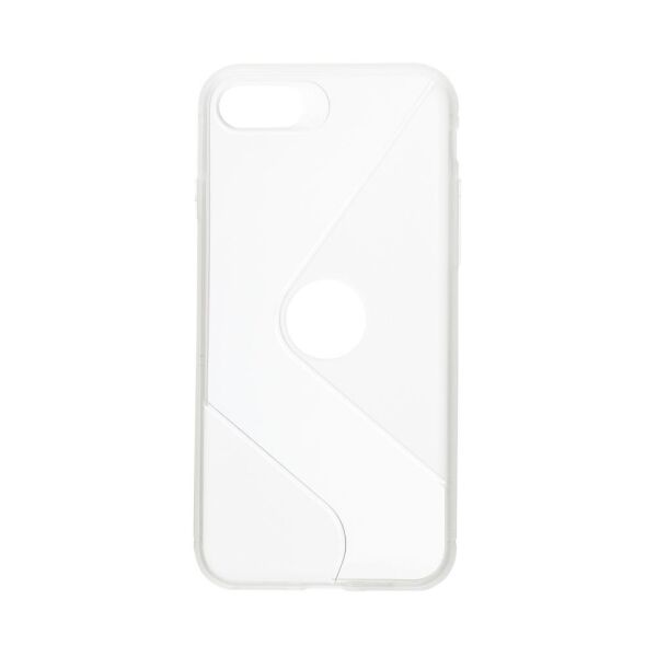 

Чехол полупрозрачный для Iphone 8/SE Силикон, Белый / Серый