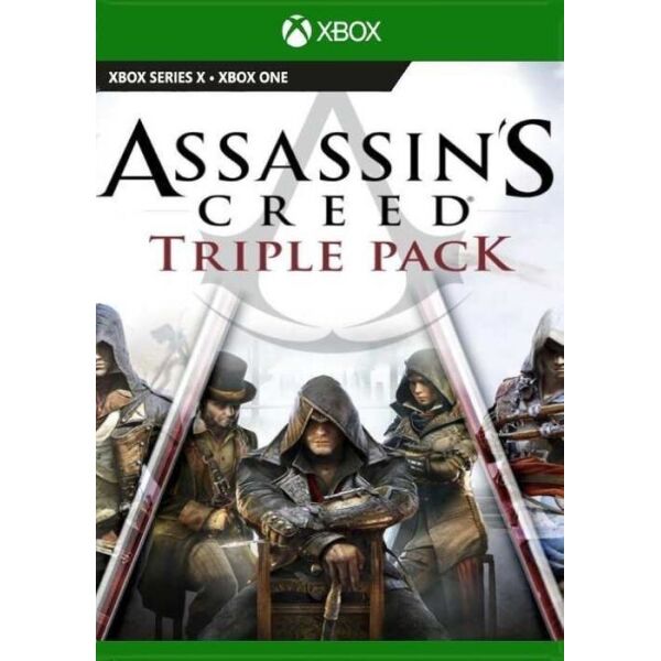 

Ключ активации Assassin&'s Creed: Черный флаг, Единство, Синдикат (Triple Pack: Black Flag, Unity, Syndicate) для Xbox One/Series